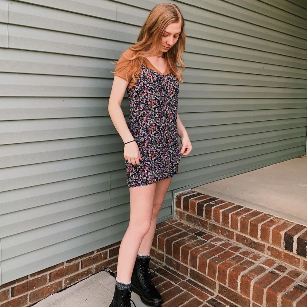 Women's floral summer slip dress